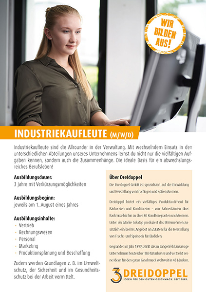 nfoblatt Industriekaufmann